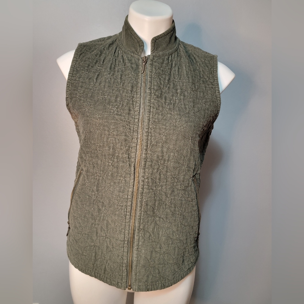 Eddie Bauer zipper vest Small